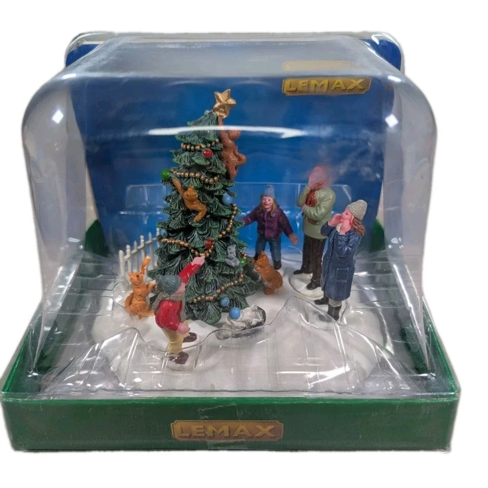 Lemax Christmas Catastrophe 73303 Village Table Accent New Sealed Retired 2017